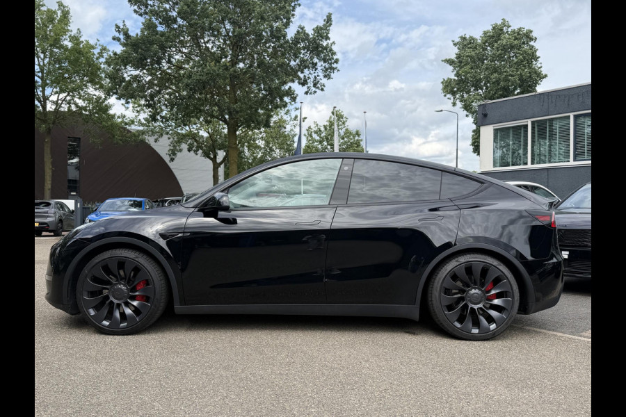 Tesla Model Y Performance AWD 75 kWh SOH 94% | TESLA FABRIEKSGARANTIE TOT 2028 | FABRIEKSGARANTIE OP ACCU & AANDRIJFLIJN TOT 2032 OF 192.000 KM | BTW VERREKENBAAR