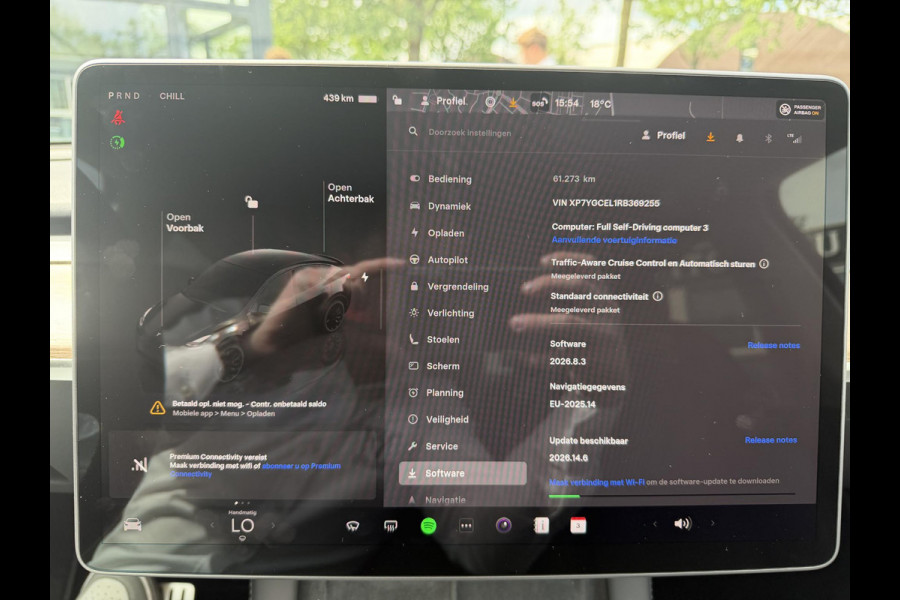 Tesla Model Y Performance AWD 75 kWh SOH 94% | TESLA FABRIEKSGARANTIE TOT 2028 | FABRIEKSGARANTIE OP ACCU & AANDRIJFLIJN TOT 2032 OF 192.000 KM | BTW VERREKENBAAR
