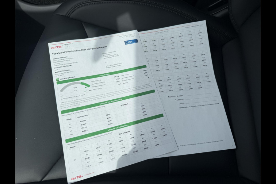 Tesla Model Y Performance AWD 75 kWh SOH 94% | TESLA FABRIEKSGARANTIE TOT 2028 | FABRIEKSGARANTIE OP ACCU & AANDRIJFLIJN TOT 2032 OF 192.000 KM | BTW VERREKENBAAR