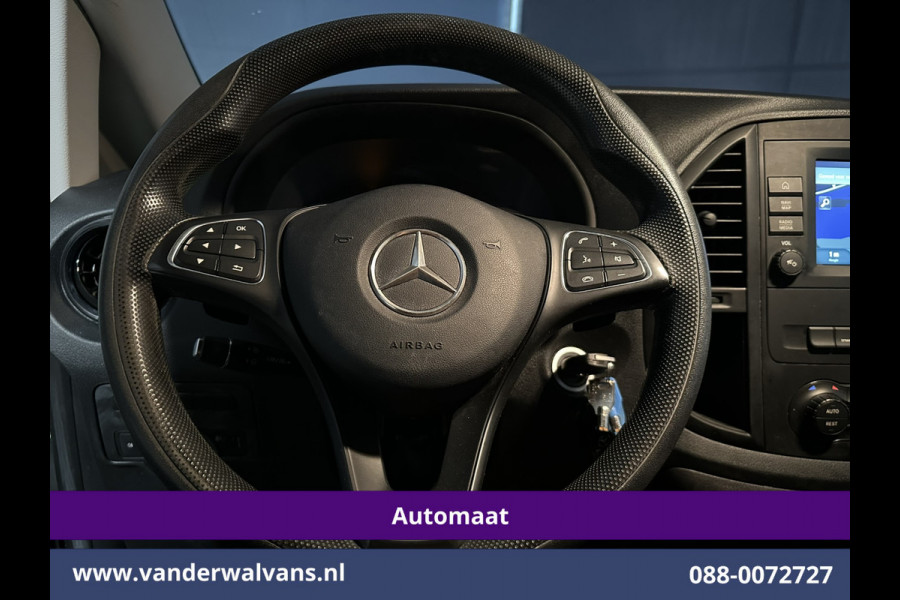 Mercedes-Benz Vito 114 CDI 136pk 9G-Tronic Automaat L2H1 Euro6 Airco | Camera | Navigatie | Imperiaal | 2500kg Trekhaak | Apple Carplay Android Auto, Cruisecontrol, Parkeersensoren, Sidebars, Bumper in de kleur