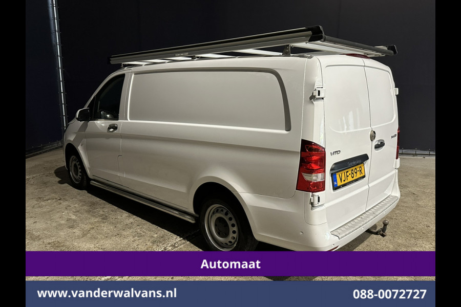 Mercedes-Benz Vito 114 CDI 136pk 9G-Tronic Automaat L2H1 Euro6 Airco | Camera | Navigatie | Imperiaal | 2500kg Trekhaak | Apple Carplay Android Auto, Cruisecontrol, Parkeersensoren, Sidebars, Bumper in de kleur