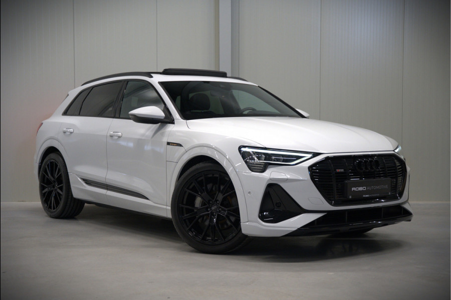 Audi e-tron e-tron 50 quattro Launch edition Black 71 kWh | Black Edition | Panoramadak | Memory Seat | Luchtvering | Adaptive Cruise Control | Keyless | Matrix LED | Stoelverwarming | NAP | SOH 92,28%