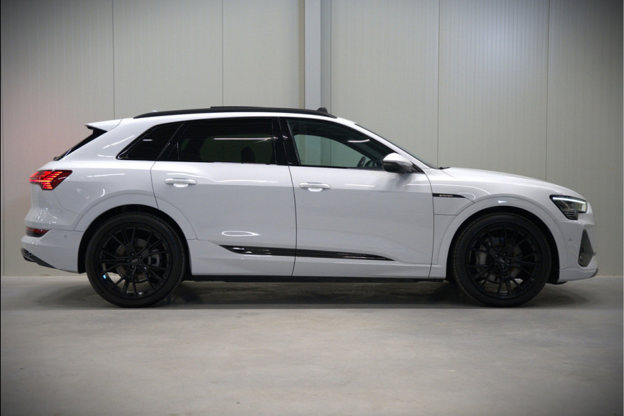 Audi e-tron e-tron 50 quattro Launch edition Black 71 kWh | Black Edition | Panoramadak | Memory Seat | Luchtvering | Adaptive Cruise Control | Keyless | Matrix LED | Stoelverwarming | NAP | SOH 92,28%