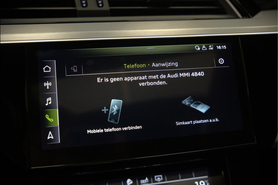 Audi e-tron e-tron 50 quattro Launch edition Black 71 kWh | Black Edition | Panoramadak | Memory Seat | Luchtvering | Adaptive Cruise Control | Keyless | Matrix LED | Stoelverwarming | NAP | SOH 92,28%