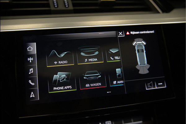 Audi e-tron e-tron 50 quattro Launch edition Black 71 kWh | Black Edition | Panoramadak | Memory Seat | Luchtvering | Adaptive Cruise Control | Keyless | Matrix LED | Stoelverwarming | NAP | SOH 92,28%