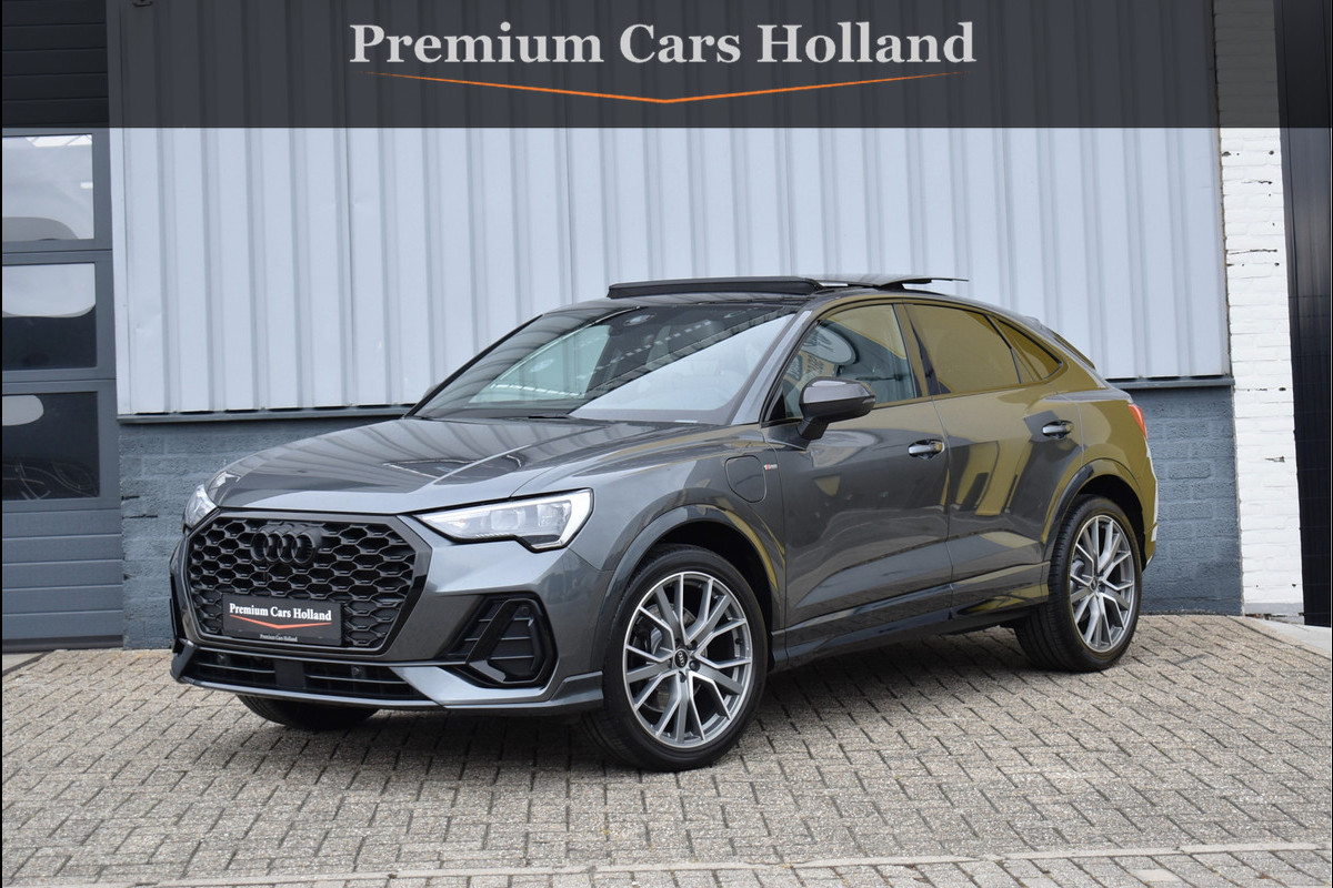 Audi Q3 Sportback 45 TFSI e S-Line 245 Pk Pano Navi Camera Trekhaak Vol Leder Carbon 20 Inch