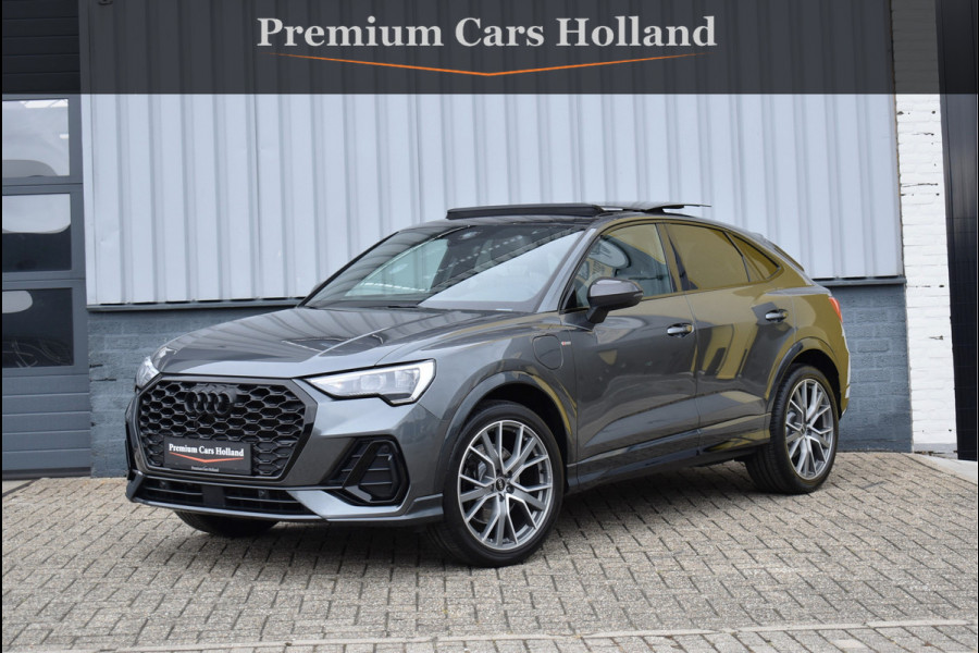 Audi Q3 Sportback 45 TFSI e S-Line 245 Pk Pano Navi Camera Trekhaak Vol Leder Carbon 20 Inch