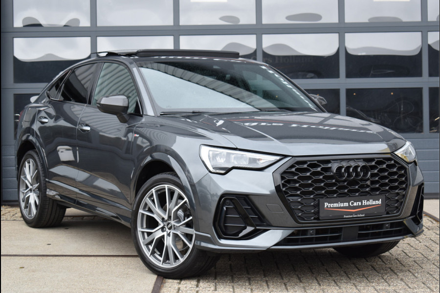 Audi Q3 Sportback 45 TFSI e S-Line 245 Pk Pano Navi Camera Trekhaak Vol Leder Carbon 20 Inch