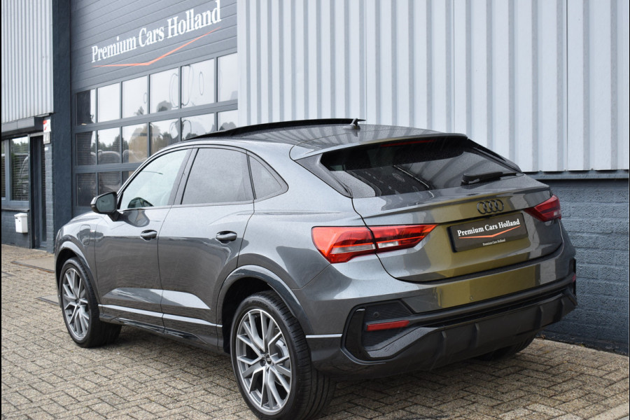 Audi Q3 Sportback 45 TFSI e S-Line 245 Pk Pano Navi Camera Trekhaak Vol Leder Carbon 20 Inch