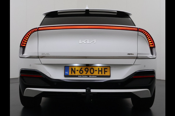 Kia Ev6 GT-Line 77.4 kWh SOH 95% Panoramadak V2L Warmtepomp Trekhaak Head-Up Display Meridian®-Surround Adap.Cruise Matrix Led 360°Camer Stoel+Stuurverwarming Stoel Massage+Ventilatie Elek.Stoelen+Memory Elek.Achterklep Privacy Glas Dealeronderhouden 1e Eigenaar Origineel Nederlandse Auto