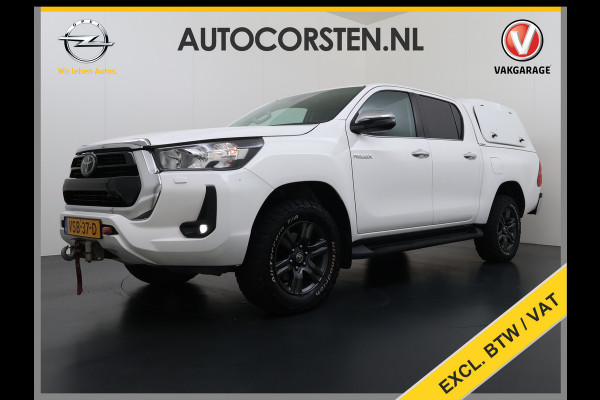 Toyota Hilux 2.4 D-4D 4WD Automaat Double Cab Prof. Lier Canopy Hardtop (Huif) Trekhaak Navi* via Apple Carplay Android Auto Ecc Camera Adap. Lane Assist Inbouw Kasten Bluetooth AWD EURO 6 400Nm 3.500kg Trekvermogen 1e Eigenaar Dealeronderhouden Origineel Nederlandse Auto
