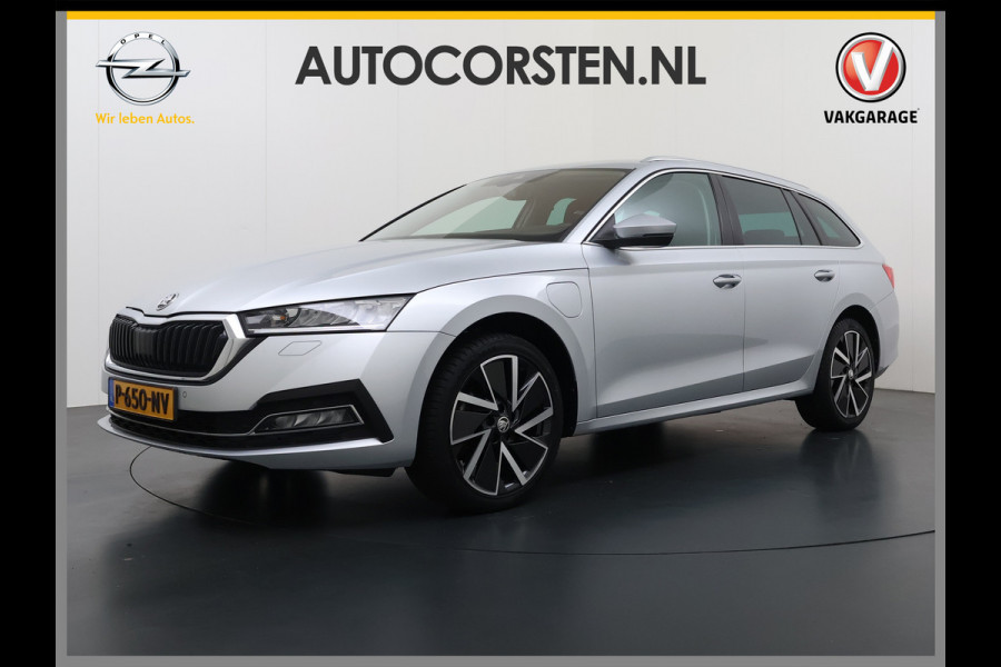 Škoda Octavia Combi 1.4TSI 245PK Automaat iV PHEV Hybride Adap.Cruise Stoelverwarming Navi 3-Zone Ecc Apple Carplay Android Auto Pdc Business  Elek.Achterklep Keyless advanced Lmv 18" Voorruitverwarming Led DAB 1e Eigenaar Origineel Nederlandse Auto