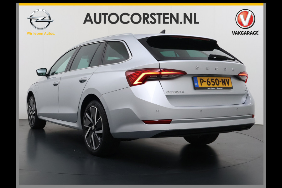 Škoda Octavia Combi 1.4TSI 245PK Automaat iV PHEV Hybride Adap.Cruise Stoelverwarming Navi 3-Zone Ecc Apple Carplay Android Auto Pdc Business  Elek.Achterklep Keyless advanced Lmv 18" Voorruitverwarming Led DAB 1e Eigenaar Origineel Nederlandse Auto
