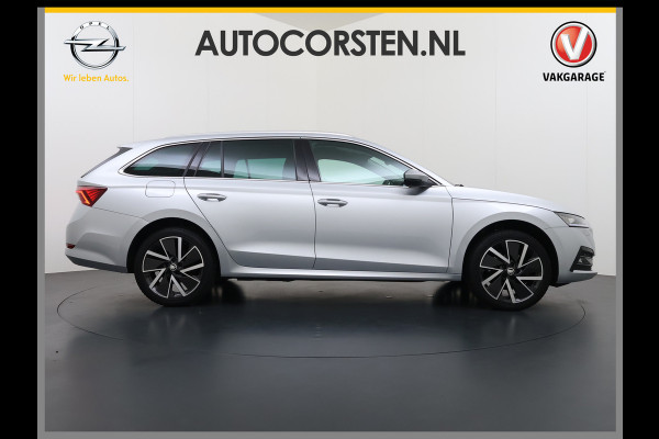 Škoda Octavia Combi 1.4TSI 245PK Automaat iV PHEV Hybride Adap.Cruise Stoelverwarming Navi 3-Zone Ecc Apple Carplay Android Auto Pdc Business  Elek.Achterklep Keyless advanced Lmv 18" Voorruitverwarming Led DAB 1e Eigenaar Origineel Nederlandse Auto