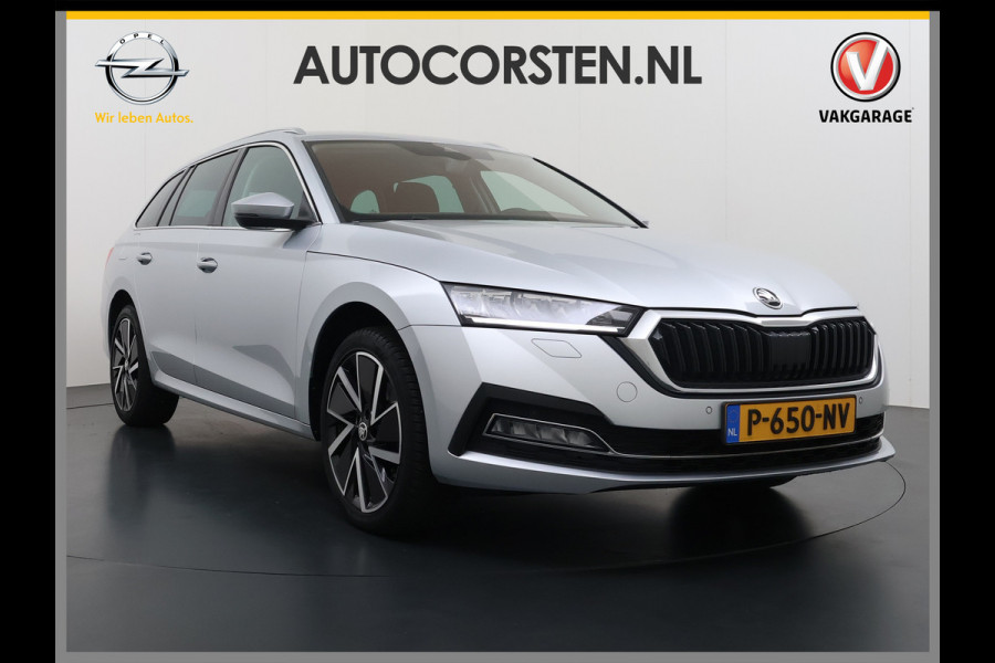 Škoda Octavia Combi 1.4TSI 245PK Automaat iV PHEV Hybride Adap.Cruise Stoelverwarming Navi 3-Zone Ecc Apple Carplay Android Auto Pdc Business  Elek.Achterklep Keyless advanced Lmv 18" Voorruitverwarming Led DAB 1e Eigenaar Origineel Nederlandse Auto