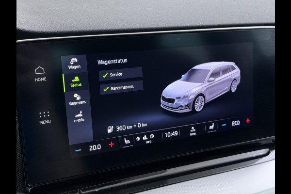 Škoda Octavia Combi 1.4TSI 245PK Automaat iV PHEV Hybride Adap.Cruise Stoelverwarming Navi 3-Zone Ecc Apple Carplay Android Auto Pdc Business  Elek.Achterklep Keyless advanced Lmv 18" Voorruitverwarming Led DAB 1e Eigenaar Origineel Nederlandse Auto
