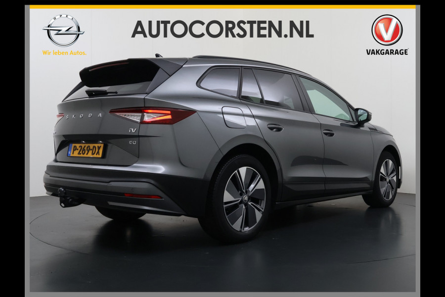 Škoda ENYAQ iV 60 SOH 94% Trekhaak Warmtepomp Navi Ecc Apple Carplay Android Auto Cruise Control Pdc Keyless Advanced Privacy Glas Led DAB Isofix Draadloze telefoonlader Rijstrooksensor 1.000KG Trekgewicht 1e Eigenaar Origineel Nederlandse Auto