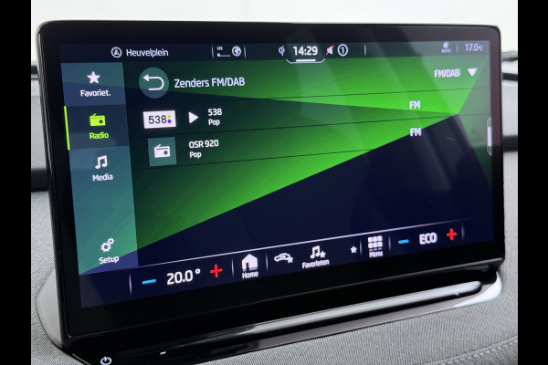 Škoda ENYAQ iV 60 SOH 94% Trekhaak Warmtepomp Navi Ecc Apple Carplay Android Auto Cruise Control Pdc Keyless Advanced Privacy Glas Led DAB Isofix Draadloze telefoonlader Rijstrooksensor 1.000KG Trekgewicht 1e Eigenaar Origineel Nederlandse Auto