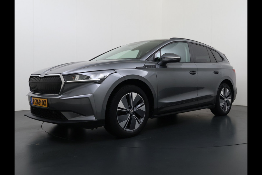 Škoda ENYAQ iV 60 SOH 94% Trekhaak Warmtepomp Navi Ecc Apple Carplay Android Auto Cruise Control Pdc Keyless Advanced Privacy Glas Led DAB Isofix Draadloze telefoonlader Rijstrooksensor 1.000KG Trekgewicht 1e Eigenaar Origineel Nederlandse Auto