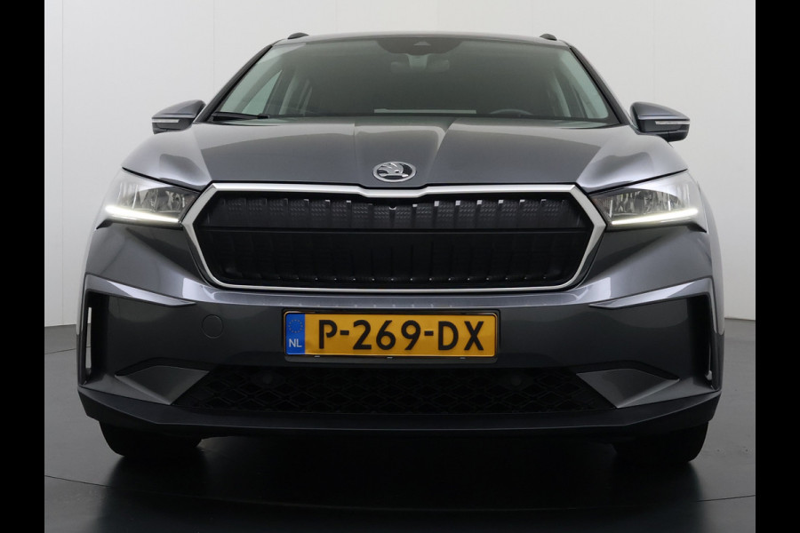 Škoda ENYAQ iV 60 SOH 94% Trekhaak Warmtepomp Navi Ecc Apple Carplay Android Auto Cruise Control Pdc Keyless Advanced Privacy Glas Led DAB Isofix Draadloze telefoonlader Rijstrooksensor 1.000KG Trekgewicht 1e Eigenaar Origineel Nederlandse Auto