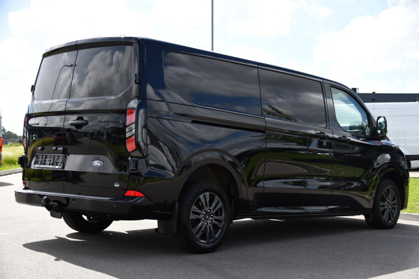 Ford Transit Custom 300 2.0 TDCI L2H1 Black Edition Full Options! Adaptieve Cruise, Virtual, Camera, LED, Carplay, 170pk, Trekhaak, Stuurverwarming, Automaat, Stoelverwarming, Uniek!