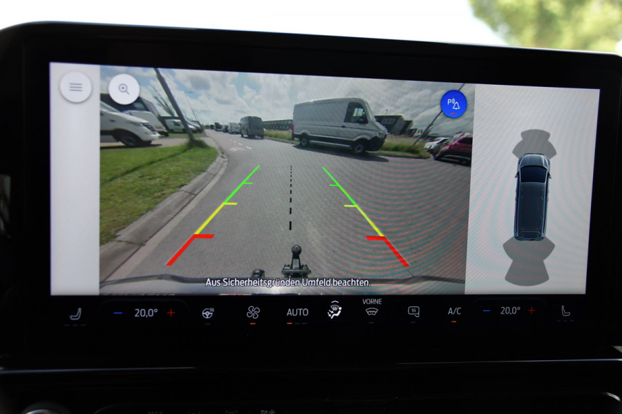 Ford Transit Custom 300 2.0 TDCI L2H1 Black Edition Full Options! Adaptieve Cruise, Virtual, Camera, LED, Carplay, 170pk, Trekhaak, Stuurverwarming, Automaat, Stoelverwarming, Uniek!