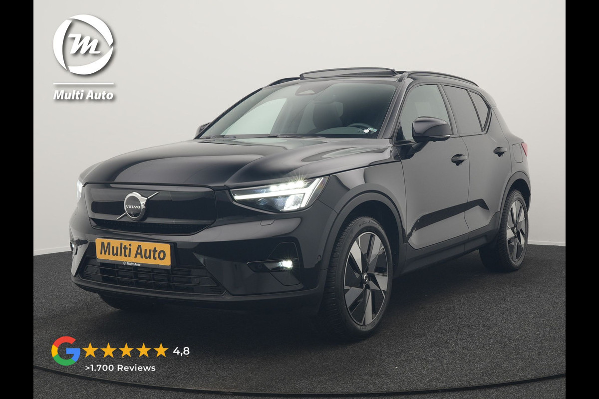 Volvo XC40 Single Motor Extended Range Ultimate 82 kWh 252pk Dealer O.H. | Panodak | Adaptive Cruise | 360 Camera | Harman / Kardon | Warmtepomp | Sportstoelen Memory & Verwarmd | Google Assistent | Keyless | Blis | Stuur Verwarmd | Apple Carplay | DAB | 19"L.M |