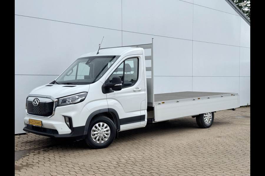 Maxus eDeliver 9 65kWh 204PK Nieuw! Open Laadbak 172km WLTP 100% Elektrisch Airco Adaptieve Cruise Carplay Pritische Pickup Open Box