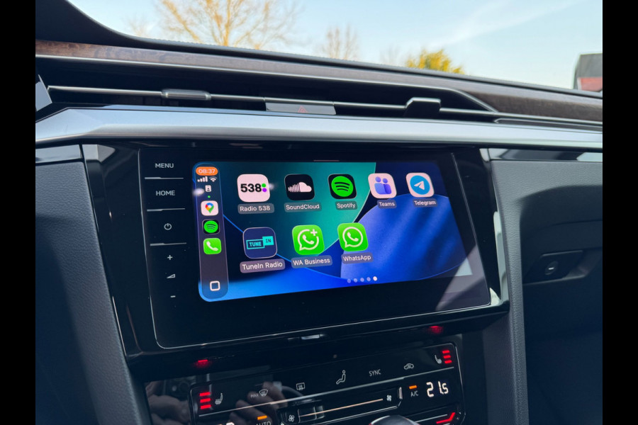 Volkswagen Arteon 1.4 TSI eHybrid Elegance SOH 92,8 %/ STANDK./ ERGOSTOELEN / CAMERA / TREKHAAK / 19INCH / ACC / STOELVERW. / NAVI