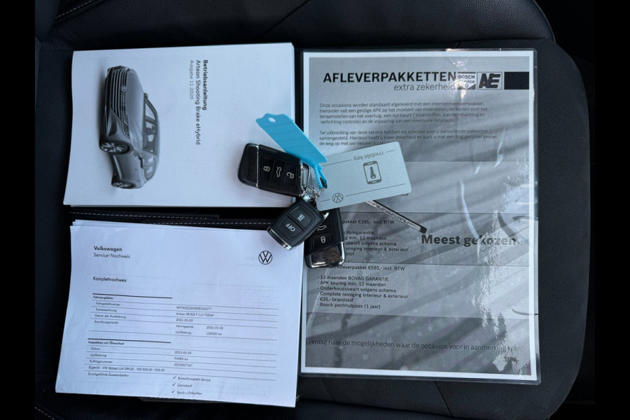 Volkswagen Arteon 1.4 TSI eHybrid Elegance SOH 92,8 %/ STANDK./ ERGOSTOELEN / CAMERA / TREKHAAK / 19INCH / ACC / STOELVERW. / NAVI
