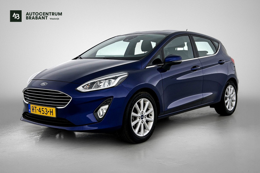 Ford Fiesta 1.0 EcoBoost Titanium Automaat (NAVIGATIE, STUURBEDIENING, CARPLAY, 1e EIGENAAR, GOED ONDERHOUDEN)