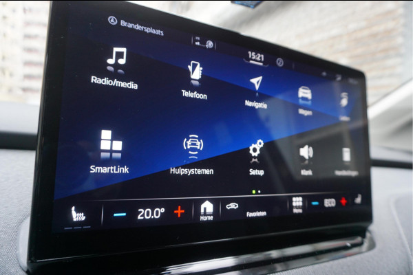 Škoda ENYAQ iV 60 | NL Auto | 1ste eigenaar | Trekhaak | Adaptive+Lane | Sfeer | 20inch | Leer/ stof | Luxe zeer nette auto