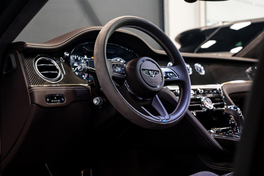 Bentley Flying Spur 2.9 V6 Hybrid S *NAIM-Audio / Stoelventilatie + Massage / Carbon in-/exterieur / Nachtzicht / Pano / Rotating-Display / Surround-View*