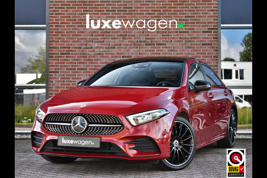 Mercedes-Benz A-Klasse 250 e AMG-Line Pano 19inch Night Patagonia-red!