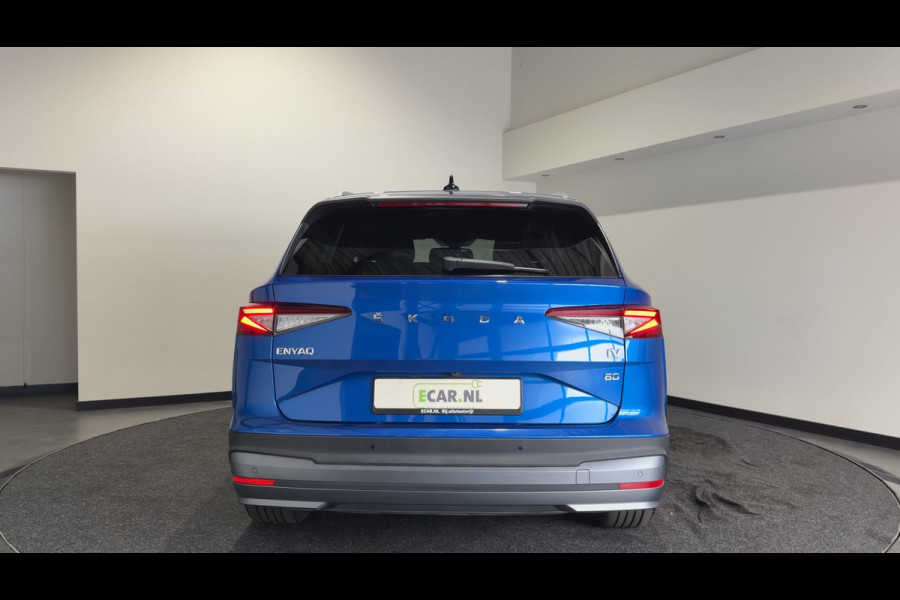 Škoda ENYAQ iV 60 | Trekhaak | Comfort pluspakket | Assistentiepakket | Parkeerpakket Soh (batterijcheck) Waarde 92,6 %