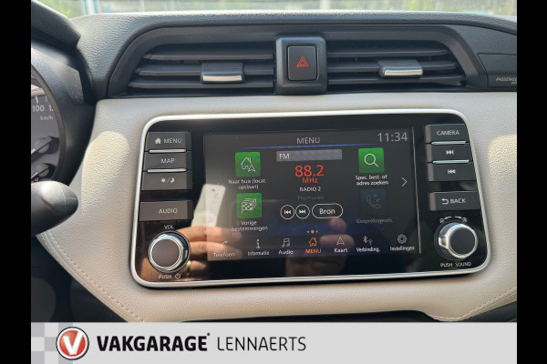 Nissan Micra 1.0 IG-T Tekna, navi, airco (Rijklaarprijs/BOVAG-garantie)