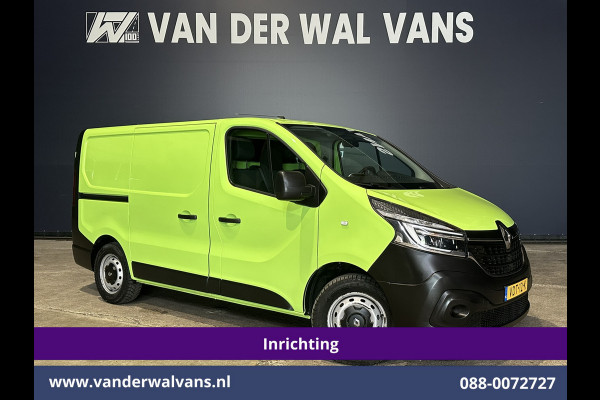 Renault Trafic 1.6 dCi L1H1 Inrichting Euro6 Airco | Navigatie | LED | Trekhaak | Cruisecontrol Parkeersensoren, Bijrijdersbank