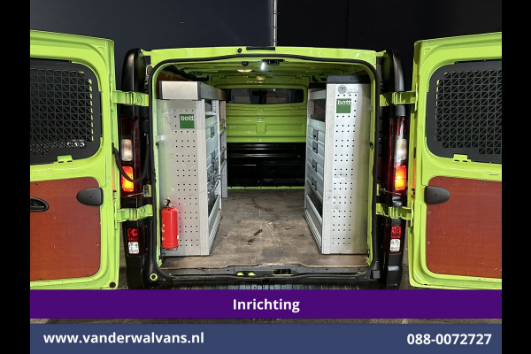 Renault Trafic 1.6 dCi L1H1 Inrichting Euro6 Airco | Navigatie | LED | Trekhaak | Cruisecontrol Parkeersensoren, Bijrijdersbank