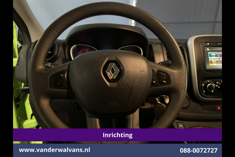 Renault Trafic 1.6 dCi L1H1 Inrichting Euro6 Airco | Navigatie | LED | Trekhaak | Cruisecontrol Parkeersensoren, Bijrijdersbank