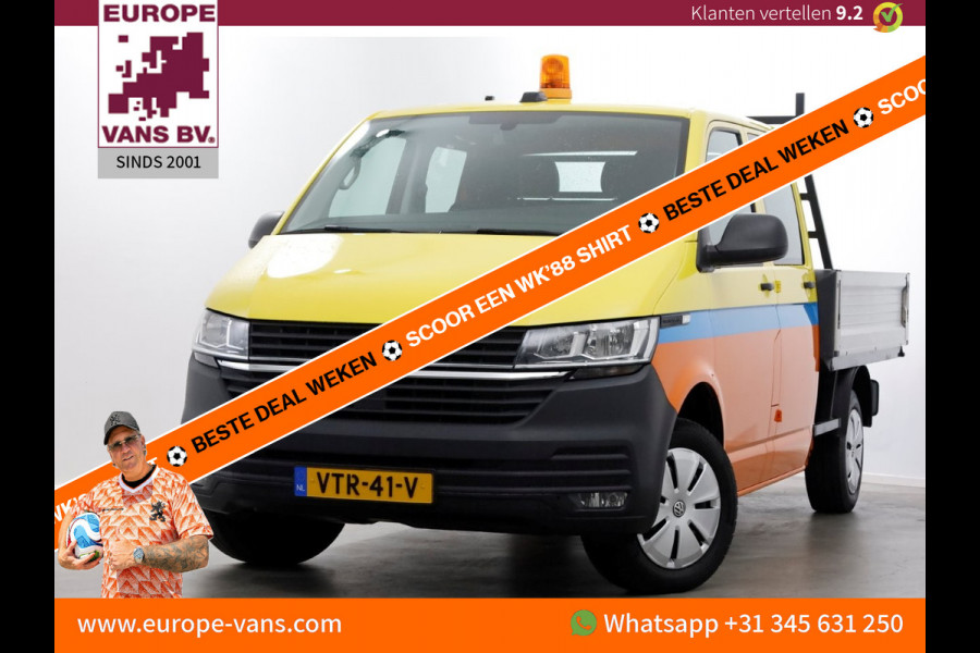 Volkswagen Transporter T6.1 2.0 TDI 110pk L2H1 D.C. Open Laadbak Airco/Carplay 03-2023