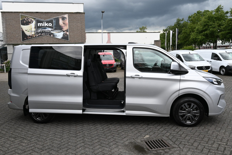 Ford Transit Custom 300L Limited 2.0 TDCI L2 DC 3000 KG inklapbare trekhaak, LED, Navigatie met camera
