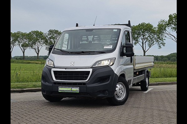 Peugeot Boxer 2.0 BlueHDI L3 Open-Laadbak 4.20m XL Trekhaak Airco Euro6! L3 Open-Laadbak XL Trekhaak Airco Navi Euro6!