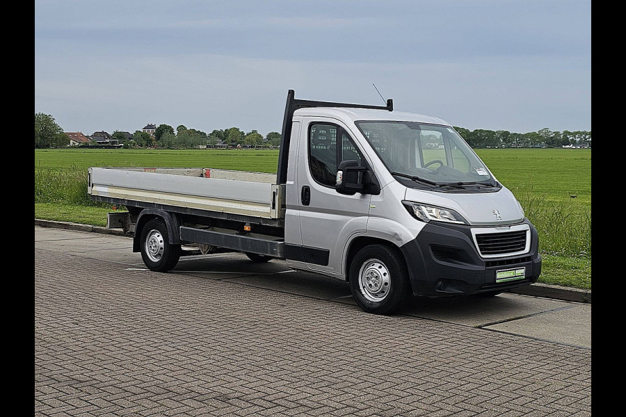 Peugeot Boxer 2.0 BlueHDI L3 Open-Laadbak 4.20m XL Trekhaak Airco Euro6! L3 Open-Laadbak XL Trekhaak Airco Navi Euro6!