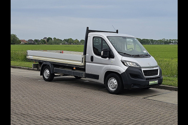 Peugeot Boxer 2.0 BlueHDI L3 Open-Laadbak 4.20m XL Trekhaak Airco Euro6! L3 Open-Laadbak XL Trekhaak Airco Navi Euro6!