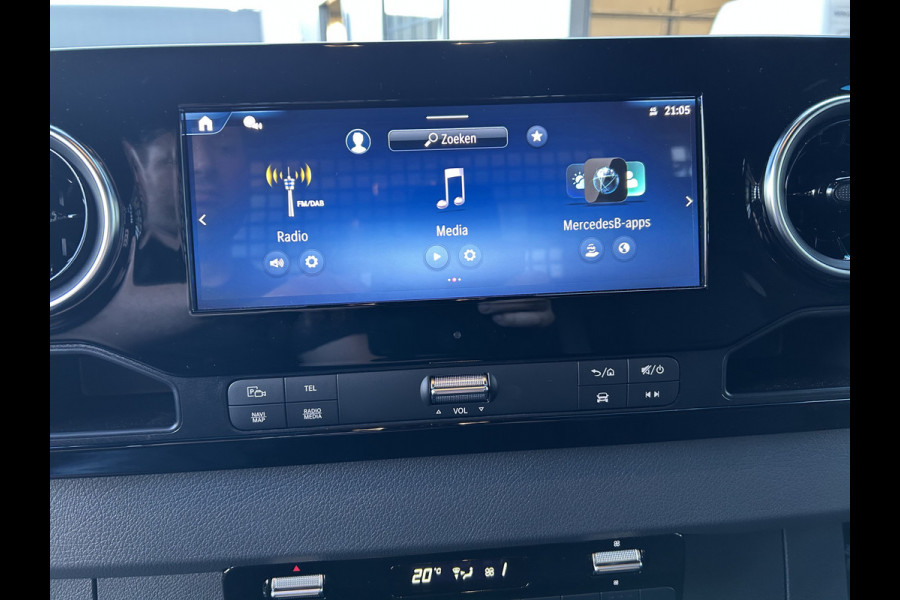 Mercedes-Benz eSprinter 320 L2 Select 81kWh / Snel laden 115kw / Open laadbak / Trekhaak / Distronic / MBUX / Smartphone-intergratie / Camera