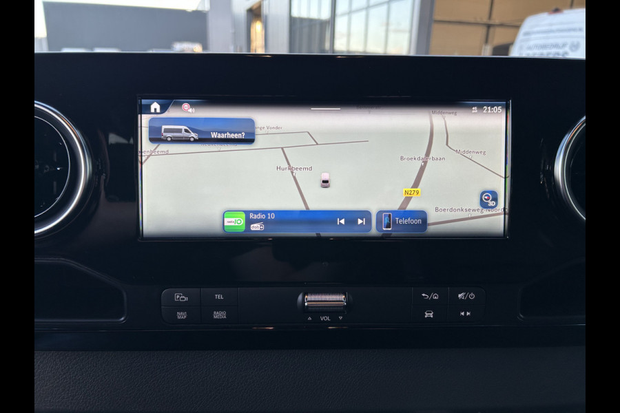 Mercedes-Benz eSprinter 320 L2 Select 81kWh / Snel laden 115kw / Open laadbak / Trekhaak / Distronic / MBUX / Smartphone-intergratie / Camera