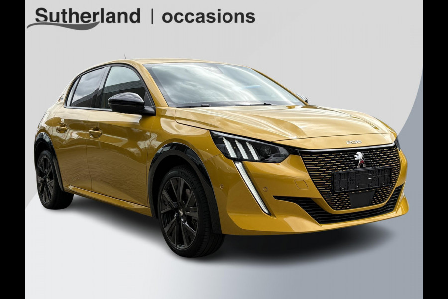 Peugeot e-208 EV GT 50 kWh | 99,3% SOH | 7800 KM | Stoelverwarming | Adaptive Cruise | Dodehoeksensoren | LM Winterset