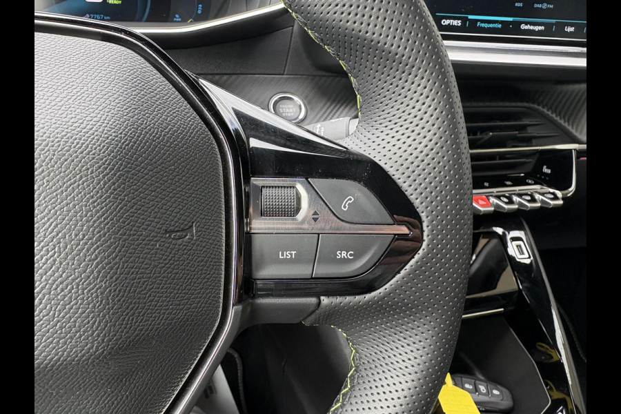 Peugeot e-208 EV GT 50 kWh | 99,3% SOH | 7800 KM | Stoelverwarming | Adaptive Cruise | Dodehoeksensoren | LM Winterset