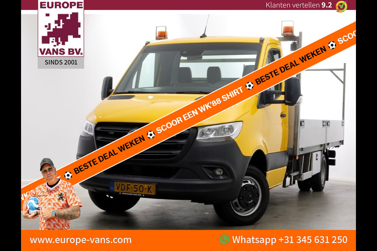 Mercedes-Benz Sprinter 514 CDI 143pk E6 Open Laadbak L432cm Trekhaak 3500kg 10-2019