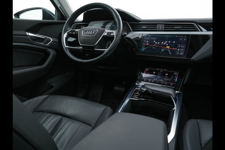 Audi e-tron 50 Quattro Advanced [ 3-Fase-11kW ] [ SOH-100% ] (INCL-BTW) *HEATPUMP | PANO | LEATHER | DIGI-COCKPIT | FULL-LED | MEMORY-PACK |  KEYLESS | NAVI-FULLMAP | TOWBAR | SHIFTPADDLES | COMFORTSEATS | 20"ALU*